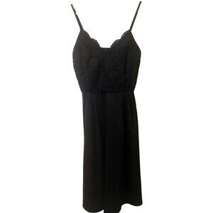 NWT Grace Karin Black Lace Spaghetti Strap Dress Size Medium
